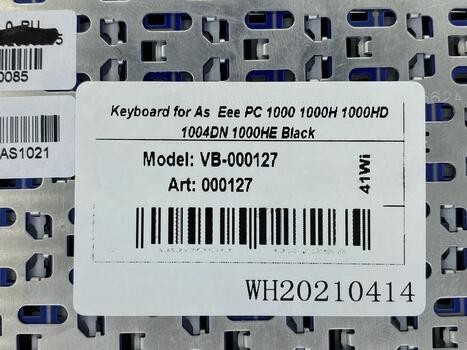 Клавиатура для ноутбука Asus EEE PC (1000H) Black, (Black Frame) RU - фото 5