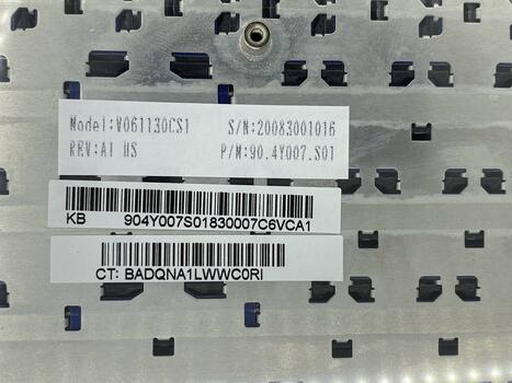 Клавиатура для ноутбука HP Pavilion DV2000, DV2100, DV2200, DV2300, DV2400, DV2500, DV2600 Silver, RU/EN - фото 3