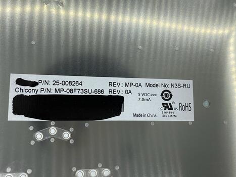 Клавиатура для ноутбука Lenovo IdeaPad Y450, Y450A, Y450G, Y550, Y550A, Y460, Y560, B460 White, (White Frame), RU - фото 3