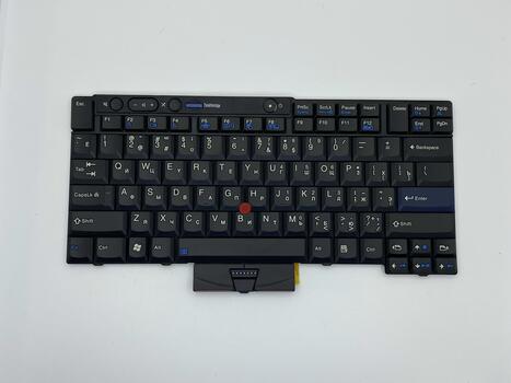 Клавиатура для ноутбука Lenovo ThinkPad (T400S, T410, T410I, X220, T400, T520, T420) с указателем (Point Stick) Black RU - фото 2