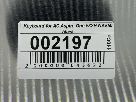 Клавиатура для ноутбука Acer Aspire One 521, 522, 532, 532H, 533, D255, D255E, D257, D260, D270, Happy, Happy2, eMachines 350, 355, em350, em355, Gateway LT21, LT27, LT28, Packard Bell NAV50, Dot S2, Dot SE, Dot SC, Dot SE3, PAV80, Black RU - фото 5