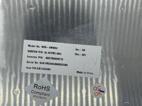 Клавиатура для ноутбука Acer Aspire (3810T) Black, Glossy, RU - фото 3