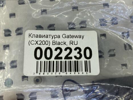 Клавиатура для ноутбука Gateway CX200, CX210, M280, M285, CX2620, CX2620h, CX2608, CX2610, CX2615, CX2619, CX2724, CX2720 Black, RU - фото 5