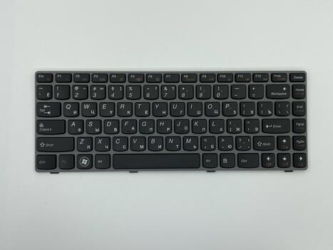 Клавиатура для ноутбука Lenovo IdeaPad (Z450, Z460, Z460A, Z460G) Black, (Gray Frame), RU - фото 2