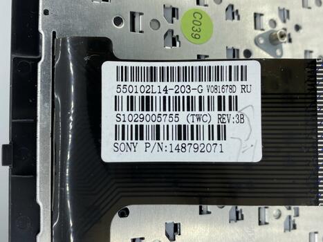 Клавиатура для ноутбука Sony Vaio (VPC-EA) Black, (Black Frame) RU - фото 3