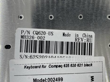 Клавиатура для ноутбука HP Compaq (620, 621, 625) Black, RU - фото 3