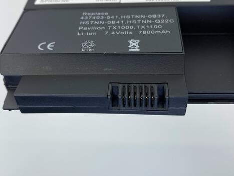 Усиленная аккумуляторная батарея для ноутбука HP Compaq HSTNN-OB37 Pavilion TX1000 7.4V Black 7800mAh OEM - фото 4