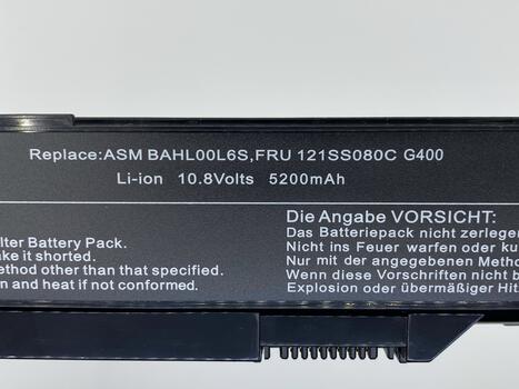 Аккумуляторная батарея для ноутбука Lenovo-IBM BAHL00L6S G410 10.8V Black 5200mAh OEM - фото 3