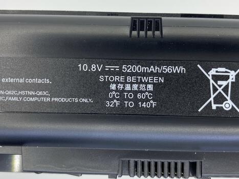 Аккумуляторная батарея для ноутбука HP Compaq HSTNN-Q62C dm4-1000 10.8V Black 5200mAh OEM - фото 3