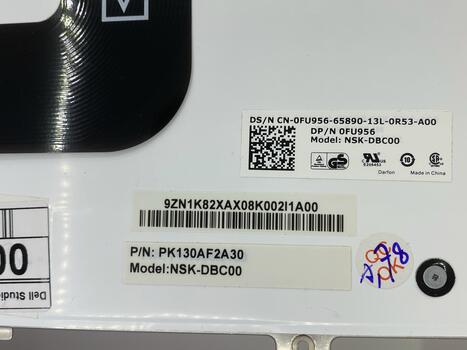 Клавиатура для ноутбука Dell Studio (14, 14Z, 1440, 1450, 1457) с подсветкой (Light). Black, RU - фото 3