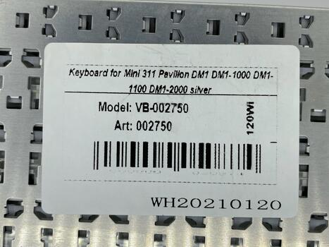 Клавиатура для ноутбука HP Pavilion (DM1-1000 DM1-1100 DM1-2000) Silver, RU - фото 5