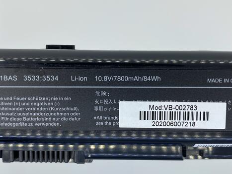 Усиленная аккумуляторная батарея для ноутбука Toshiba PA3534U Satellite A200 11.1V Black 7800mAh OEM - фото 3