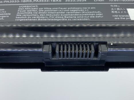 Усиленная аккумуляторная батарея для ноутбука Toshiba PA3534U Satellite A200 11.1V Black 7800mAh OEM - фото 4