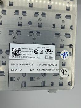 Клавиатура для ноутбука Dell Inspiron (N7010) Black, RU (вертикальный энтер) - фото 3