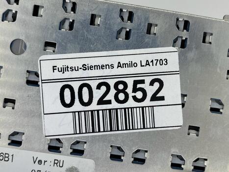 Клавиатура для ноутбука Fujitsu Amilo (LA1703) Black, RU (вертикальный энтер) - фото 5