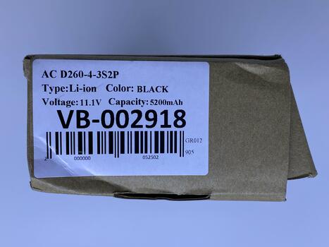 Аккумуляторная батарея для ноутбука Acer AL10A31 Aspire One AOD255, AOD260, D255, D260 11.1V Black 5200mAh OEM - фото 5