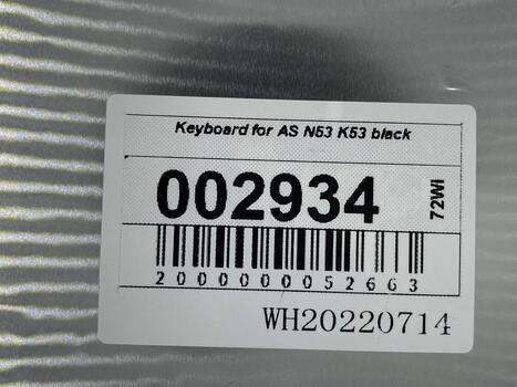 Клавиатура Asus K53 N53 X52N Black RU - фото 5