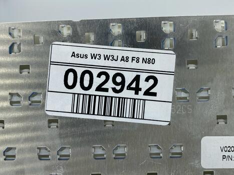 Клавиатура для ноутбука Asus (W3, W3J, A8, F8, N80) White, RU - фото 5