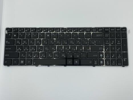 Клавиатура для ноутбука Asus (K50, K60, K70) с подсветкой (Light), Black, (Black Frame) RU - фото 2