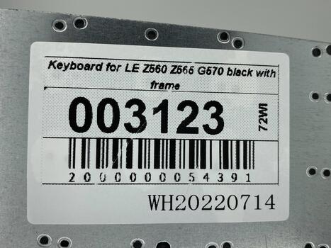 Клавиатура для ноутбука Lenovo IdeaPad (Z560, Z565, G570, G770) Black, (Black Frame), RU - фото 5