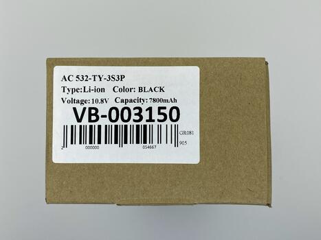 Усиленная аккумуляторная батарея для ноутбука Acer UM09H31 Aspire one 532H series 10.8V Black 7800mAh OEM - фото 5
