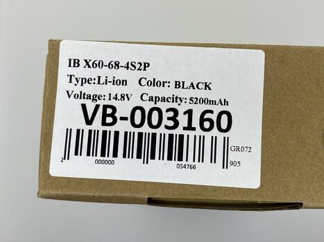 Аккумуляторная батарея для ноутбука Lenovo-IBM 92P1168 ThinkPad X60 14.8V Black 5200mAh OEM - фото 5