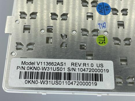 Клавиатура для ноутбука LG (X170) White, (White Frame) RU - фото 3