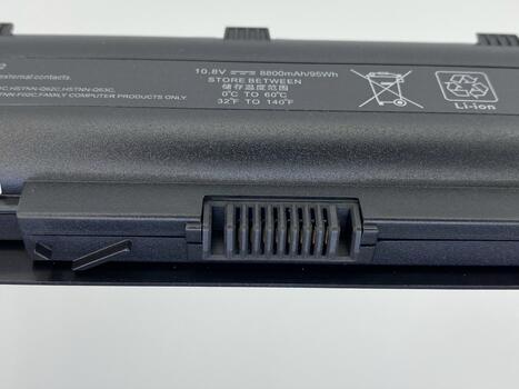 Усиленная аккумуляторная батарея для ноутбука HP Compaq HSTNN-Q62C dm4-1000 10.8V Black 8800mAh OEM - фото 4