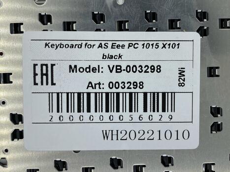 Клавиатура для ноутбука Asus Eee PC (1011, 1015, 1018, X101) Black, (No Frame) RU - фото 5