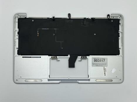 Клавиатура для ноутбука Apple MacBook Air (A1370) 2011+ Black, (Silver TopCase), RU (горизонтальный энтер)