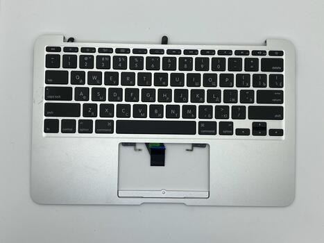 Клавиатура для ноутбука Apple MacBook Air (A1370) 2011+ Black, (Silver TopCase), RU (горизонтальный энтер) - фото 2
