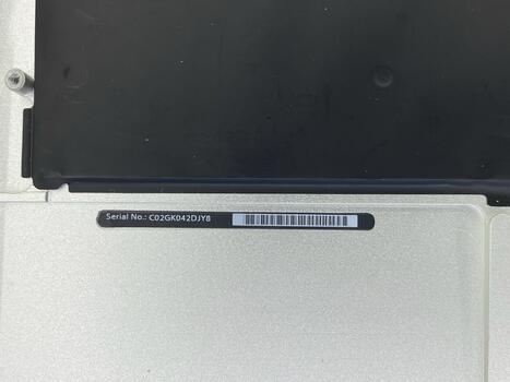 Клавиатура для ноутбука Apple MacBook Air (A1370) 2011+ Black, (Silver TopCase), RU (горизонтальный энтер) - фото 3