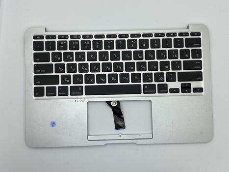 Клавиатура для ноутбука Apple MacBook Air (A1370) 2010+ Black, (Silver TopCase), RU (горизонтальный энтер) - фото 2