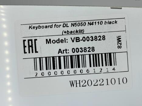 Клавиатура Dell Inspiron (M4040, M4110, M5040, N4050, N4110) Vostro (1540, 3550) с подсветкой (Light), Black, (Black Frame) RU/EN - фото 5