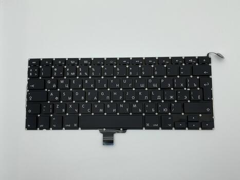 Клавиатура для ноутбука Apple MacBook 2011+ (A1278) Black, (Original), (No Frame), RU (вертикальный энтер) - фото 2