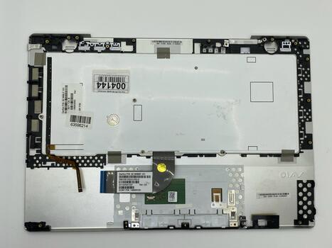 Клавиатура для ноутбука Sony Vaio (VPC-SB) Silver, (Silver TopCase), RU (for fingerprint reader)