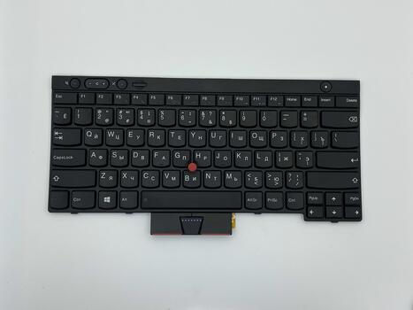 Клавиатура для ноутбука Lenovo ThinkPad (T430, T430I, X230, T530, L430, L530) с указателем (Point Stick) Black, Black Frame, RU - фото 2