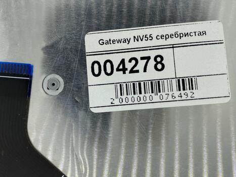 Клавиатура для ноутбука Acer Gateway NV55S, NV57H, NV75S, NV77H  Silver, (No Frame), RU - фото 5