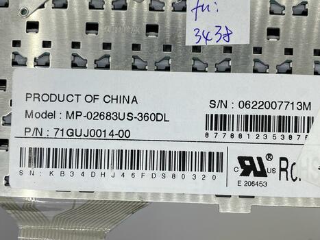 Клавиатура для ноутбука Fujitsu Amilo M1437, M1439, D7850 Black, RU - фото 3