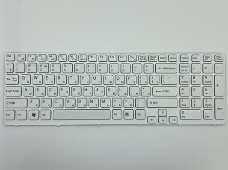 Клавиатура для ноутбука Sony Vaio (SVE15, SVE1511V1R) White, (White Frame) RU - фото 2