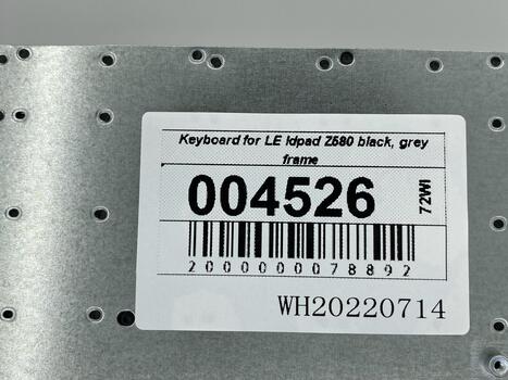 Клавиатура для ноутбука Lenovo IdeaPad G580, G585, Z580, Z585, Z780 Black, (Gray Frame), RU - фото 5