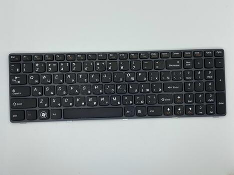 Клавиатура для ноутбука Lenovo IdeaPad G580, G585, Z580, Z585, Z780 Black, (Gray Frame), RU - фото 2
