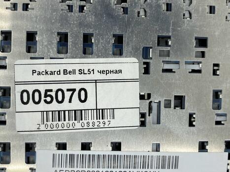 Клавиатура для ноутбука Acer Packard Bell (SL51) Black, RU (вертикальный энтер) - фото 5
