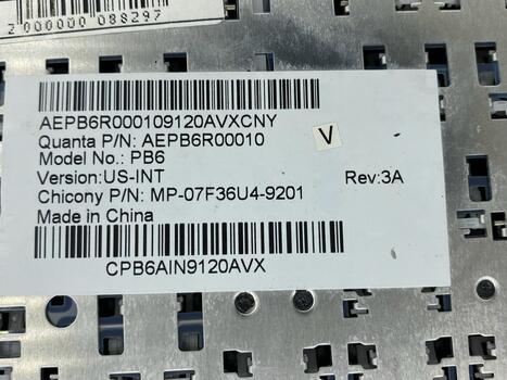 Клавиатура для ноутбука Acer Packard Bell (SL51) Black, RU (вертикальный энтер) - фото 3