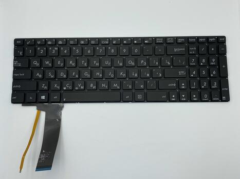 Клавиатура для ноутбука Asus (N56, N56V) с подсветкой (Light), Black, (No Frame) RU - фото 2