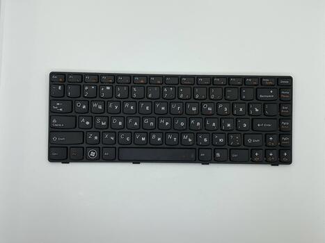 Клавиатура для ноутбука Lenovo IdeaPad (B470, G470, G470AH, G470GH, G475, V470, V470c, Z470, Z475), Black, (Black Frame), RU - фото 2