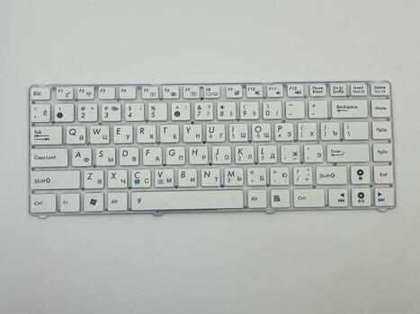Клавиатура для ноутбука Asus EEE PC 1201, 1215, 1225, U20, VX6 Eee PC Lamborghini White, (No Frame) RU - фото 2