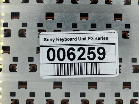 Клавиатура для ноутбука Sony Keyboard (Unit FX) Black, RU - фото 5