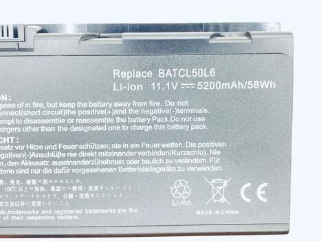 Аккумуляторная батарея для ноутбука Acer BATCL50L Travelmate 291 11.1V Black 5200mAh OEM - фото 10