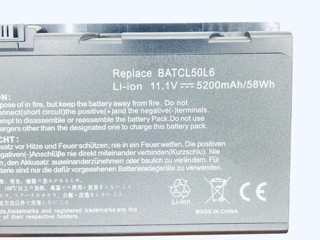 Аккумуляторная батарея для ноутбука Acer BATCL50L Travelmate 291 11.1V Black 5200mAh OEM - фото 3